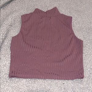 Mauve crop top